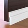 Suptikes Changlian Self -adhesive Door Draft Blocker,Rubber Weather Stripping Door Bottom Seal for Soundproof,Windproof and Prevent Bugs,2" W x 39" L(White)