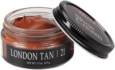 Kelly's Shoe Cream - Professional Shoe Polish - 1.5 oz - London Tan