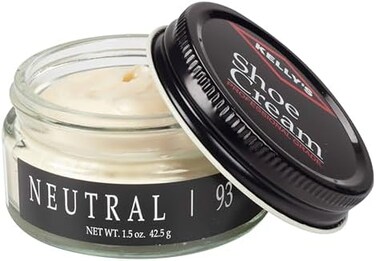 Kelly's (Neutral) - 45ml FIEBING's KELLY NATURAL WAXES SHOES BOOT CREAM POLISH IN ALL colours