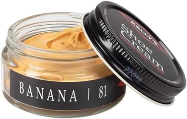 Kelly's Banana Shoe Polish 1.5 oz - Professional Leather Shoe Cream