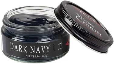 Kelly's Dark Navy Shoe Polish 1.5 oz - Professional Leather Shoe Cream