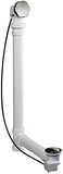 Plumb Pak Keeney 645PVCDSBN Cable Driven PVC Bathtub Drain Kit, 1-1/2-Inch Fits All Standard Size Tubs, Whirlpools, and Baths, Brushed Nickel