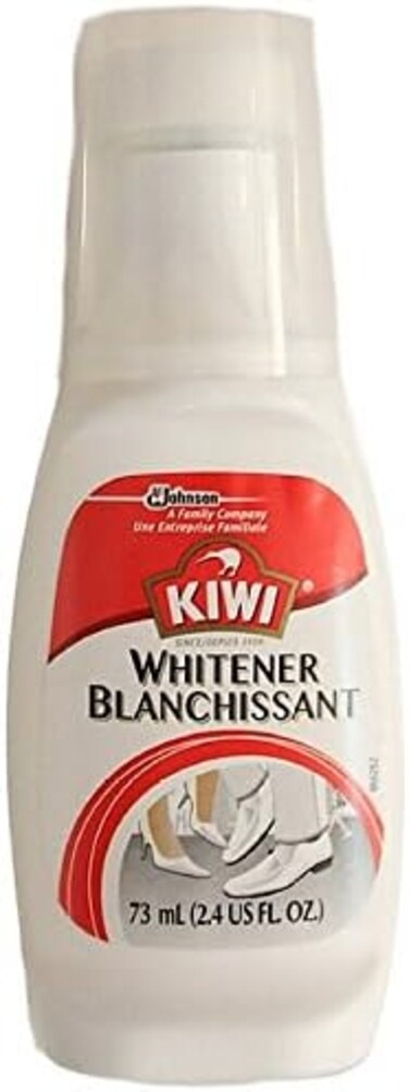 KIWI Shoe Cleaner and Whitener   For Leather, Vinyl, Canvas, Nylon and More   2.4 Fl Oz