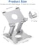 KABCON Tablet Stand Holder, Kabcon Multi-angle Adjustable Aluminum Tablets Holder for Microsoft Surface Pro Pro1 Pro2 Pro3 Pro4, 6-12in iPad, Air, Mac &amp; Kindle, Mount for Home, Office &amp; Count