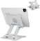 KABCON Tablet Stand Holder, Kabcon Multi-angle Adjustable Aluminum Tablets Holder for Microsoft Surface Pro Pro1 Pro2 Pro3 Pro4, 6-12in iPad, Air, Mac &amp; Kindle, Mount for Home, Office &amp; Count