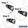 Beadalon Artistic Wire 305B-121 Crimp Tube Variety Pack #1-4 Silver, Plated, 600-Piece