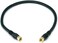 Monoprice RG6 Quad Shield CL2 Coaxial Cable with F Type Connector 1.5Ft 105359