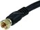 Monoprice RG6 Quad Shield CL2 Coaxial Cable with F Type Connector 1.5Ft 105359