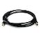 Monoprice RG6 Quad Shield CL2 Coaxial Cable with F Type Connector 1.5Ft 105359