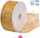 موريكس ريبون 7405.60/50-634 ندفة ثلج 6.35 سم × 50 YD شريط لامع شفاف من النايلون، ذهبي، مستلزمات فنية بشريط لتزيين عيد الميلاد، شريط عيد الميلاد داخلي لمجموعة فنية لتغليف الهدايا