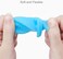 INNERNEED Super Soft Silicone Face Cleanser and Massager Brush Manual Facial Cleansing Brush Handheld Mat Scrubber for Sensitive, Delicate, Dry Skin (4pcs Set)