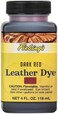 Fiebing's - Leather Dye, Alcohol Based, 4 Fl. Oz. 118 Ml - 27 Colors Dark Red