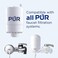 PUR Faucet Mount Replacement Filter 2-Pack, Genuine PUR Filter, 2-in-1 Powerful Filtration, Includes Lead Removal, 6-Month Value, White (RF33752)
