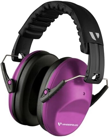 Vanderfields Hearing Protection - Noise Protection Headphones - Passive Earmuffs Child - Capsule Ear Protectors School, Drums, Autists, Concert, Boys, Girls - 3-16 Years - 26 dB SNR