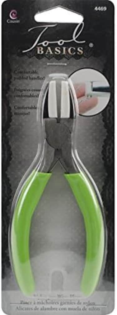 Cousin 4469 Nylon Jaw Craft and Jewelry Pliers Green 5 1/2" 1