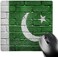 3dRose National flag of Pakistan painted onto a brick wall Pakistani, Mouse Pad, 20cm by 20cm