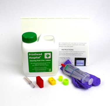 Printhead Hospital Print Head Cleaning Kit for Epson Canon Brother and HP Printers - 17oz