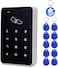 OBO HANDS RFID Standalone Keypad Access Control Card Reader with Digital Keypad+10 EM4100 tags for Home/Apartment/Factory Secure System (T22)