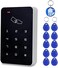 OBO HANDS RFID Standalone Keypad Access Control Card Reader with Digital Keypad+10 EM4100 tags for Home/Apartment/Factory Secure System (T22)