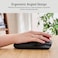 ELECOM HUGE Trackball Mouse, 2.4GHz Wireless, Finger Control, 8-Button Function, Precision Optical Gaming Sensor, Palm Rest Attached, Smooth Red Ball, Windows11, macOS (M-HT1DRBK)