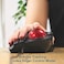 ELECOM HUGE Trackball Mouse, Wired, Finger-Operated, 8-Button Function, Palm Rest Attached, 52mm Smooth Red Ball Windows11, macOS (M-HT1URBK)