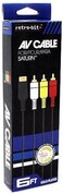 Retro-Bit Gold 6ft Saturn AV Cable