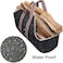 Amagabeli Garden Home Large Canvas Carrying Case For Carrying Indoor Stoves, Fireplaces, And Firewood; Round Wooden Rack For Carrying Wood Outdoors; Birch Tubular Rack From Herth; Basket Tool Set