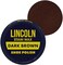Lincoln Shoe Polish Wax - 2-1/8 oz   Made in USA Since 1925, Dark Brown, 2.50 Ounces