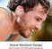 MEE audio M6 Sweatproof Sports Wired In Ear Headphones Corded Earphones Earbuds with 3.5mm Plug and Memory Wire Earhooks Clear, Earphone-M6CL-MEE, M6-CL, 48 Inches
