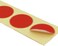 MNYR 100pcs RED Vintage Embosser Stamp Sealing Blank Certificate Self-Adhesive Seal Stickers