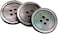 YaHoGa 22 Pieces Natural Black Mother of Pearl Blazer Buttons Set 15mm 20mm Genuine Black MOP Buttons Bulk for Men