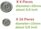 YaHoGa 22 Pieces Natural Black Mother of Pearl Blazer Buttons Set 15mm 20mm Genuine Black MOP Buttons Bulk for Men