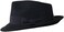 Borges &amp; Scott Premium Doyle - Teardrop Fedora Hat - 100% Wool Felt - Crushable for Travel - Water Resistant - Unisex