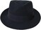 Borges &amp; Scott Premium Doyle - Teardrop Fedora Hat - 100% Wool Felt - Crushable for Travel - Water Resistant - Unisex