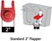 Korky 4030PK Adjustable Toilet Flush Valve and Flapper Kit and Tank to Bowl Gasket Kit, 2-Inch