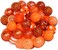 Poplollies Beads 20mm Bulk Mix of 52 Orange Chunky Bubblegum 11 Styles Acrylic Gumball Lot