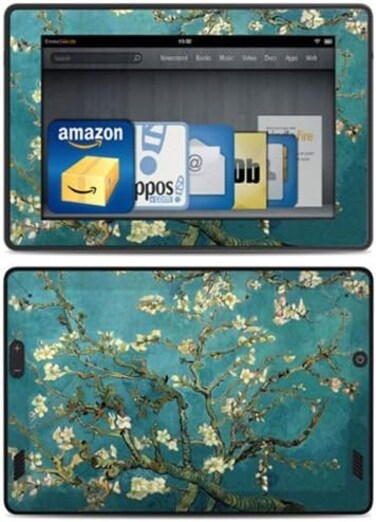DecalGirl All New Kindle Fire HD Decal/Skin Kit, Blossoming Almond Tree, Van Gogh (will not fit prior generation HD or HDX models)