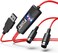 FORE MIDI to USB Interface MIDI Adapter with Input&amp;Output Connecting with Keyboard/Synthesizer for Editing&amp;Recording Track work with Windows/Mac OS for Studio USB 2.0 Color Red - 6.5Ft