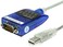 Gearmo USB to Serial RS-232 Adapter with LED Indicators, FTDI Chipset, Supports Windows 11/10/8.1/8/7, Mac OS X 10.6 and Above