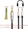 NEW NEOMUSICIA Replacement Cable Compatible with Hifiman HE400S, HE-400I, HE-400i&iuml;&frac14;&Euml;&dagger;2.5mm Plug Version&iuml;&frac14;&acirc;&euro;&deg;, HE560, HE-350, HE1000, HE1000 V2 Headphone 3.5mm &amp; 6.35mm to Dual 2.5mm