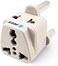 OREI Grounded Universal 2 in 1 Plug Adapter Type M for South Africa &amp; more - WP-M-GN