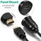 كيبل تثبيت مسطح للوحة HDMI - كيبل تمديد HDMI بطول 1 متر بطول 3 قدم للسيارة والقارب والدراجة النارية