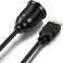 كيبل تثبيت مسطح للوحة HDMI - كيبل تمديد HDMI بطول 1 متر بطول 3 قدم للسيارة والقارب والدراجة النارية