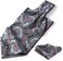 HISDERN Men's Ascot Paisley Floral Jacquard Woven Gift Cravat Tie and Pocket Square Set