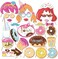 CC HOME Donut Birthday Party Supplies,Donut Grown Up Photo Booth Props,Donut Time Party Favour for Girls,Birthday Party,Baby Shower Decorations Supplies