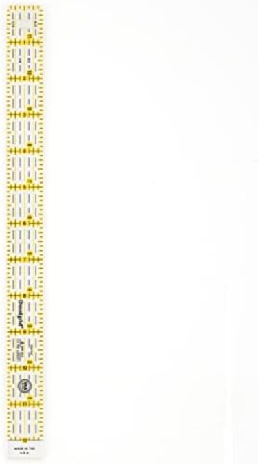 Omnigrid Quilter's Ruler, 1" x 12-&frac12;", Clear
