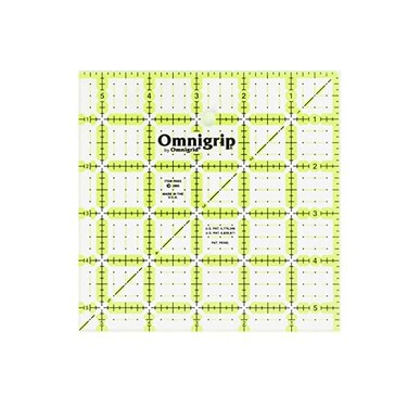 Omnigrid 5-1/2-Inch by 5-1/2-Inch Non-Slip Quilter's Ruler