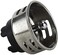 Plumb Pak Keeney 878PC Stainless Steel Junior Duo Bar Sink Strainer with Basket, Fits 2-Inch or 2-1/2-Inch Openings, Polished Chrome