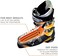 DryGuy Travel Dry Boot and Shoe Dryer and Warmer, Orange (02139), Black