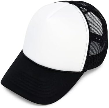 DALIX Two Tone Trucker Hat Summer Mesh Cap with Adjustable Snapback Strap